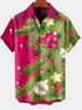 Camisa de Elementos Creativos Transfronterizos de Comercio Exterior 2023 Nueva Impresión Digital 3D Camisa Holgada de Manga Corta Moderna Top para Hombre