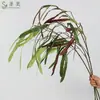 Planta Artificial Grande de Feijão Verde de Plástico para Paisagismo, Decoração de Planta Verde, Acessórios para Arranjos de Flores de Parede e Chão, Novas Plantas Verdes Estilo Chinês
