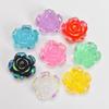 Aurora renderizado luminoso Flor barroca accesorios de resina diy accesorios de pegamento de crema materiales hechos a mano venta caliente en vivo