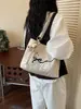 Bolso Cruzado con Cordón Estilo Nuevo 2026, Bolso Simple y Portátil para Teléfono Móvil, Bolso Pequeño de Lona Bordado de Dibujos Animados de Nylon de Verano para Mujer