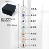 Fabricante Personalizado Cristais Naturais Sete Cores Pedra Bruta de Cristal Pendentes de Parede, Pingentes de Liga de Cristal Branco Ametista, Itens Decorativos