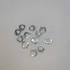Colgante de Candado Corazón con Ojal Hueco de Acero Inoxidable Moda Japonesa y Coreana Collar de Acero de Titanio Aretes Accesorios para Joyería DIY