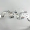 Tira de canto de PU plateado de alto brillo para láser, tira prensada, cinta de cuero, cordón de cuero espejo, tira de cuero plana, accesorios para ropa