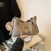 Bolso de Hombro Retro de Alta Gama con Patrón de Lichi 2025 Nuevo Bolso de Mano para Viajar Bolso Tote Bolso Cruzado para Mujer Bolso Madre-Hija