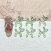 Acessórios para Nail Art Cachorro Balão Banhado a Cor Aurora Cachorrinho Desenho Animado Unhas Vestíveis Acessórios para Nail Art DIY Feitos à Mão Atacado