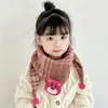 2026 Bufanda Triangular Infantil Estilo Coreano Otoño e Invierno Bufanda Gruesa Cálida para Niños y Niñas Bufanda para Cuello de Bebé Venta al por Mayor