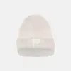 Gorro de Punto de Color Sólido Holgado para Mujer en Invierno, Moderno y a la Moda, Hace que la Cara Parezca Más Pequeña, Cálido y Protector de Orejas, Sombrero de Lana