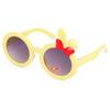Óculos de Sol K-Style Fofos e da Moda para Mulheres com Orelhas de Coelho Óculos de Sol de Desenho Animado Infantil para Homens com Armações Redondas 758 3105