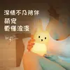 Luz de Noche Recargable por USB - Luz Táctil de Conejo de Orejas Largas de Silicona para Dormitorio, Mesita de Noche, Protección Ocular Infantil, Lactancia y Luz de Noche Ambiental