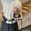 2026 Nova Bolsa de Mão Infantil de Desenho Animado Urso Meninas com Acabamento em Renda Mini Bolsa Transversal Bolsa de Ombro Princesa Fofa