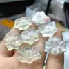 Popular Colgante de Girasol de Calcedonia Colgante de Girasol de Ágata Gana el Primer Premio Colgante de Jade Loto de Hielo Alto