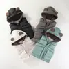 Chaleco para Niños con Capucha Engrosado Ropa Exterior para Niño Chaleco Cálido Chaleco de Terciopelo para Bebé Niña Niños Pequeños y Medianos Lindo Bebé