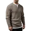 Suéter de punto para hombre transfronterizo otoño/invierno 2026, con diseño de dos piezas simulado, en estilo relajado y casual, disponible para venta al por mayor