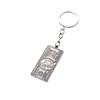 Llavero con colgante de dólar estadounidense, estilo hip hop europeo y americano, con forma de dólar estadounidense, de metal, ideal como regalo personalizado.