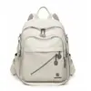 Mochila transfronteriza para mujer, versión coreana, nueva moda 2026, PU personalizada, mochila de viaje para dama, mochila escolar de estudiante de moda