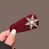 Pinza para el pelo de tela con forma de gota de agua para mujer, Pinza lateral de alta gama y exquisita, Pasador para controlar el cabello suelto