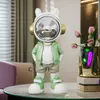 Luxo Leve Astronauta Astronauta Enfeites Sala de Estar Quarto Armário de Vinho Armário de TV Estante Decoração de Casa Presentes Criativos