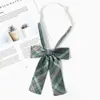 Estilo Universitario Corbata jk Estudiante Japonés Corbata Verde Nudo Perezoso Sin Nudo Aprendizaje Raíz de Pluma Corbata Blusa Uniforme Fresco