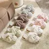 Pantuflas de algodón para mujer para uso en interiores, nuevo modelo 2024 para uso en casa en otoño e invierno, adecuadas para usar al aire libre, cálidas pantuflas de pareja para hombre en invierno