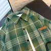 2026 Nueva Camisa de Cuadros de Manga Larga para Hombre Marca Americana de Tendencia Moda Holgada Tallas Grandes Casual Retro Camisa Casual