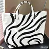 Sitio Independiente Temu Bolso de Mano de Nuevo Estilo Transfronterizo Impermeable PVC+Lona Portátil para Viajes Diarios Bolso de Hombro Bolso Tote