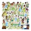 50 Pegatinas de Princesa Rana Dibujos Animados Graffiti Chic Lindas para Taza de Agua Teléfono Móvil Equipaje Lote