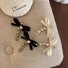 Pinza para el Cabello de Alta Calidad con Pedrería Estilo Chanel para Primavera y Verano, Pasador Diario Versátil, Nuevo Accesorio para el Cabello
