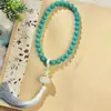 Pulseira Bodhi Roxa Flutuante com Mantra de Seis Palavras, Duplo Círculo, Bodhi de Mão, Pingente Estilo Chinês para Homens e Mulheres, Contas Budistas, Atacado
