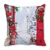 Feliz Navidad Feliz Navidad terciopelo piel de durazno encriptado decoración para el hogar cojín de sofá almohada ZT402