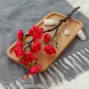 Venta al por mayor del fabricante Flores de ciruelo simuladas, Flor de invierno, Flores de ciruelo rojas, Flores de cerezo, Flores de ciruelo artificiales, Flores de seda, Flores de durazno artificiales, Flores simuladas