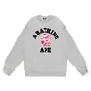 Sudadera de camuflaje de moda transfronteriza para hombre, otoño e invierno, manga larga, estampado de letras, holgada, cuello redondo, sudadera pullover para hombre