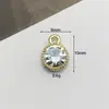 Diamante geométrico simple aleación inferior accesorios de alta gama accesorios aretes para chica japonesa y coreana accesorios para el cabello funda para teléfono móvil material para manualidades