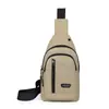 Bolso de Pecho para Hombre Nuevo Versátil Bolso Cruzado en el Pecho Ligero Tela Oxford Multicapa Viaje Deportes Bolso de un Solo Hombro Mochila de Moda