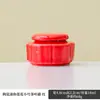 Mini tarro de té cerámico, tarro pequeño de porcelana esmaltado rosa, caja de polvos rouges, recipiente portátil sellado, se puede imprimir con logo