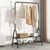 Perchero de pie personalizado para uso en interiores, perchero simple para dormitorio, uso doméstico, tendedero para dormitorio de estudiantes