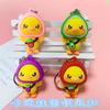 5243 # Bolsa de Ombro de Frutas Desenho Animado Chaveiro de Pato Presente de Treinamento Promocional Pingente de Boneca Pato Fofo