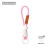 Cordón Tejido para Teléfono Móvil Muñequera Corta Ajustable Llavero Cuerda para Teléfono Móvil Cadena Fuerte para Auriculares Teléfono Móvil Correa