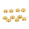 Accesorios Antiguos de Oro Ojo de Libélula Seis Caracteres Mantra Calado Agujero Pasante Pulsera de Cuentas Accesorios para Collares de Cuentas DIY
