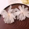 Flor de Chifón Cosida a Mano, Suave y Etérea, Estilo Coreano, DIY, Elegante Pinza para el Cabello, Diadema, Accesorio para el Cabello, Accesorios para Ropa de Falda