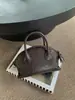Bolso cruzado de cuero de vaca curtido al vegetal de primera capa transfronterizo para mujer, bolso cruzado para el día a día, bolso tipo sillín pequeño y ligero, bolso tipo concha