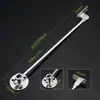 Haste de Suporte de Duas Seções Haste de Puxar Dobrável Suporte para Porta de Armário Conector de Móveis Haste de Puxar para Móveis Suporte Móvel Haste de Puxar 5 polegadas 9 polegadas