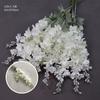 10 flores artificiales blancas para decoración de bodas, material floral, camino de boda, arco de flores, arreglo floral, ramo de techo
