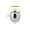 Tarro de Condimentos Temporada de Flores de Hielo de Titanio Puro Snow Rock con Tapa y Cuchara Pequeña para Cocina Casera Botella y Cuchara para Condimentos