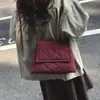 Otoño 2026 Nuevo Estilo Rombo Moda Versátil Simple Casual Elegante Gran Capacidad Bolso de Hombro Cruzado para Viajes Transfronterizo