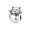Serie de Fortuna de Año Nuevo Aiful Set de Colgante Pixiu Koi con Huella de Pata para Armar con Cuentas Set de Joyería de Plata S925