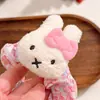 Lindo y Dulce Conejo Miffy Gato Kitty Cuerda para el Cabello Banda Elástica Grande para el Cabello Cuerda para la Cabeza Cola de Caballo de Niña Bola Banda de Goma Nueva