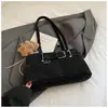 Bolsa Pequena Estilo Coreano Feminina 2025 Nova Moda de Alto Padrão Tendência Bolsa de Axila Retro Versátil para o Dia a Dia Bolsa de Ombro