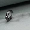 SHIAI Moda Japonesa y Coreana Moda Hip Hop Moda Masculina Pendientes para Mujer Plata de Ley S925 Personalidad Simple Versátiles Pendientes de Plata de Ley