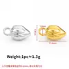 Aço Inoxidável Estilo Chinês Lótus Estéreo Saco da Sorte Estrela DIY Colar Pulseira Banhado a Ouro 18K Pequeno Pingente Acessórios de Joias