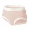 Roupa íntima feminina personalizada com 80% Modal Lenzing, fina, respirável, sem costura, para o verão, com fundo em Ácido Polilático antibacteriano, cintura média